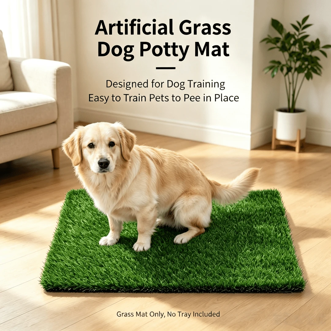 Dog Lawn Toilet, Artificial Grass Pet Pee Pad For Small, Medium And Large Dogs, Dog Toilet Training Pad To Solve Random Urination Problems, Easy To Clean, Anti-Stain, Leak-Proof Pet Supplies Balcony Carpet Grass Mat