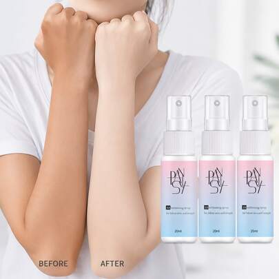 Natural Whitening, Light-Weight BB Whitening Mist! Instantly Brightens Complexion, Evens Out Skin Tone, And Reveals A Natural Radiance! Effective Whitening Ingredients Fade Dark Spots And Blemishes, Reduce Dullness. Fine Mist Texture, Penetrates Skin, Provides Deep Hydration And Moisture. Light-Weight Formula, Easily Absorbed, Non-Greasy, Suitable For Daily Use