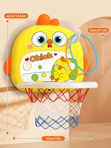 Kids' Indoor Basketball Hoop Toy, Portable And Adjustable In Height, Is The Perfect Birthday Gift For Little Kids, Especially Boys. - Chicken Basketball Set - View 10