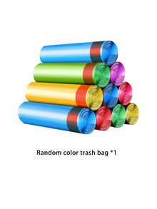 Kitchen Hanging Trash Bag Holder, Reusable Plastic Cabinet Trash Storage Box, Household Cabinet Door Back Rag Rack Trash Holder, Suitable For Storage Room, Garage And Bathroom Trash Bag Rack - Multicolor - View 11