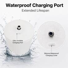 LED Rechargeable Shower Table Lamp, USB Interface, 3 Color Temperature Touch Dimming, Ambient Lighting, Portable Night Light, 360° Lighting, Adjustable Height Metal Lamp Base, Suitable For Bar, Living Room, Dining Table, Desk Reading And Outdoor Camping - Desk Lamp - View 9