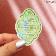 Green YOU ARE ALLOWED TO... Gentle Yet Firm Liberation Statement, Waterproof Vinyl Sticker - Durable Smooth Surface, Self-Adhesive Bumper Sticker, Suitable For Cars, Windows, Laptops, Trucks, Water Bottles - Multi-Purpose Durable Design, Car Sticker - Vinyl - View 1
