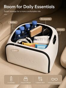 Sleek Storage & Organization Storage And Organizing Boxes Texture Car Storage Box For Elegant Vehicle Interior Minimalist Premium Leather Design Modern Commuters With Internal Mesh Compartments Daily Clutter Office Essentials Solution Storage Box - Multicolor - View 4