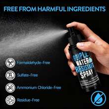 Goiple Men's Waterproof Hair Fiber Spray, Black Hair Strong Hold Spray | Men's Hair Enhancing Spray, Waterproof Hairline Enhancing And Volumizing Spray - Blue - View 7
