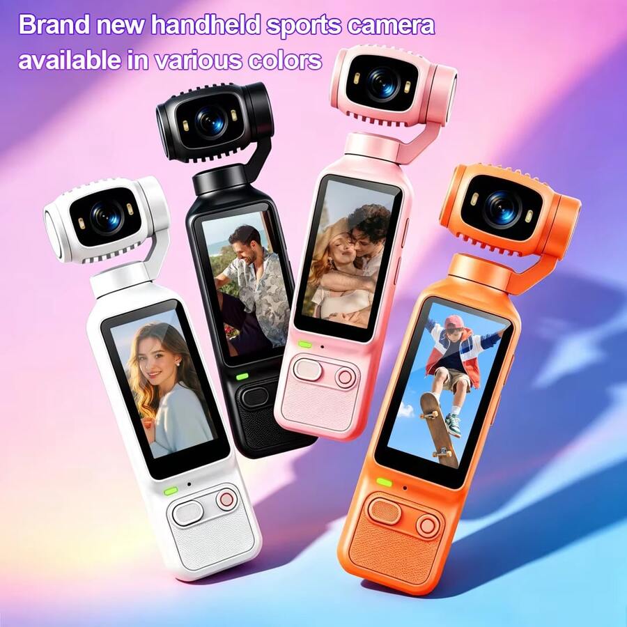 4K超高清影片擷取口袋相機 - 1800mAh電池、180°可旋轉1.97英吋螢幕、USB-C充電、內附32G記憶卡、輕巧迷你視聽相機,適合戶外活動、騎單車、旅行 - 查看 1