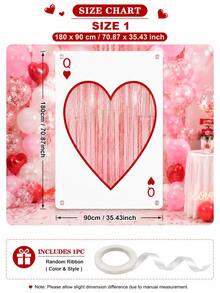1pc Love-Themed Playing Card Portrait Hollow Sign-In Frame, Suitable For Party Photos, Wedding Banquets, Photography Background Decoration, Weddings, Anniversaries, Parties, Birthday Parties, Etc. - A - View 9