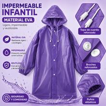 Reinforced And Reusable Kids' Waterproof - Purple - View 3