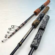 6.07ft UL Trout Rod,Telescopic Carbon Fiber Fishing Rod, Panfish Rod,Lightweight & Portable - Multicolor - View 10