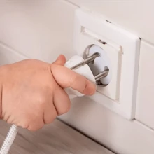 10/20pcs White Outlet Covers, European Style Holeless Socket Protectors - Multicolor - View 9