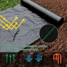 1pc Breathable Barrier Fabric, Heavy Duty Control Mat, Premium Garden Landscape Control Mat, Durable, Suitable For Garden, Patio, Flower Bed - Multiple Styles - View 7
