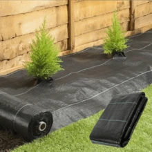 1pc Breathable Barrier Fabric, Heavy Duty Control Mat, Premium Garden Landscape Control Mat, Durable, Suitable For Garden, Patio, Flower Bed - Multiple Styles - View 2
