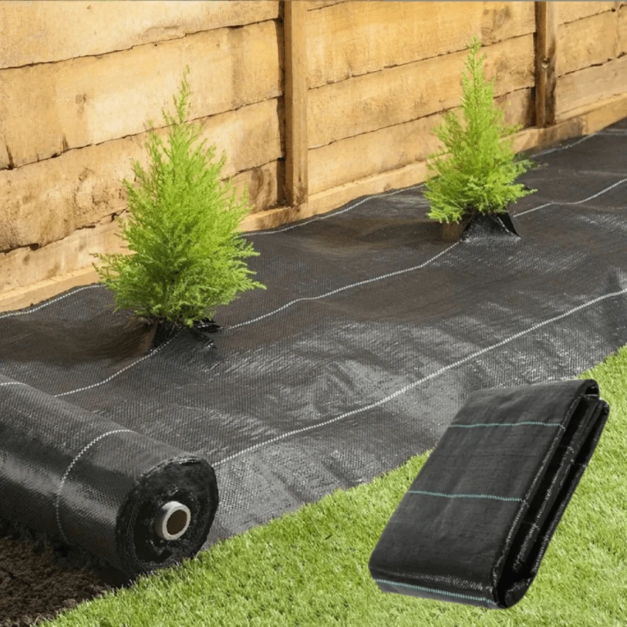 1pc Breathable Barrier Fabric, Heavy Duty Control Mat, Premium Garden Landscape Control Mat, Durable, Suitable For Garden, Patio, Flower Bed