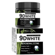9D Icy Double Mint Tooth Powder, Whitening Teeth, Deep Cleaning And Tooth Protection, Cleans Tooth Stains, Yellowing And Residual Impurities, Cares For Gums, Freshens Breath, Brightens Teeth - Mint - View 9