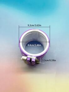 [10pcs]Colorful Adjustable Plastic Embroidery Hoops, 9.2/12.4/16/20.3cm 4 Sizes Available, Suitable For Cross Stitch, Punch Needle, Ribbon Embroidery, Fabric Collage, Yarn Embroidery And Other Handicrafts - Plastic Embroidery Hoop - View 11