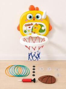 Kids' Indoor Basketball Hoop Toy, Portable And Adjustable In Height, Is The Perfect Birthday Gift For Little Kids, Especially Boys. - Chicken Basketball Set - View 11
