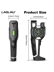 High Precision Laser Tape Measure Distance Meter, USB Rechargeable, Practical Measurement And Design Tool, Multi-Function Laser Tape Measure For Horizontal Measurement, 5M Handheld Electronic Ruler, Suitable For Indoor Decoration And Construction - A - View 5