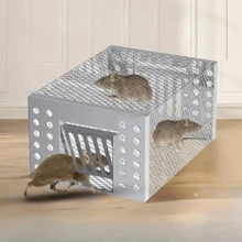 New Type Of Continuous Fully Automatic Rat Trap, A Smart Home Mousetrap. - Square Cage - View 2