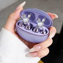 1 Pair Bluetooth Earphone Pendant, Suitable For Clip-On Earphones, Unique Ear Decoration, Shiny And Luxurious, Fade-Resistant And Secure, Suitable As Valentine's Day, Holiday And Birthday Gift, Widely Applicable - View 6