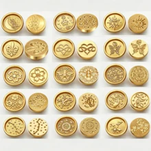 1个复古心形/猫/马/狗/蜜蜂/星星/月亮形铜蜡印章头（无柄），适用于婚礼请柬、信封和礼品包装 - 單件 - 查看 2