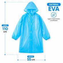 Reinforced And Reusable Kids' Waterproof - Blue - View 2