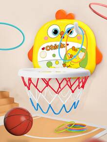 Kids' Indoor Basketball Hoop Toy, Portable And Adjustable In Height, Is The Perfect Birthday Gift For Little Kids, Especially Boys. - Chicken Basketball Set - View 3