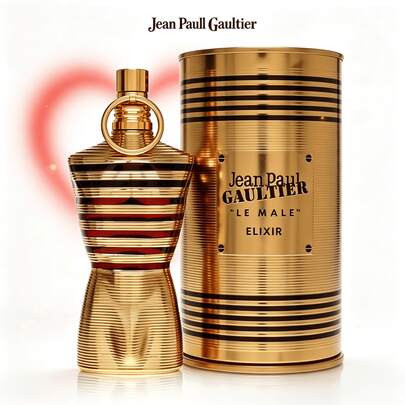 Jean Paul Gaultier Le Male Elixir Parfum For Men 4.2oz/125ml – Long-Lasting Bold Masculine Fragrance, Modern Edgy Sophisticated Scent, Perfect Gift For Boyfriend, Husband, Birthday, Travel & Daily Wear