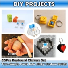 Mechanical Keyboard Blue Switch 3Pin Clicky Tactile Switch Replacement, Includes Keycap Puller And Switch Puller Kit, Suitable For Custom Mechanical Keyboard Repair And Modification - View 7