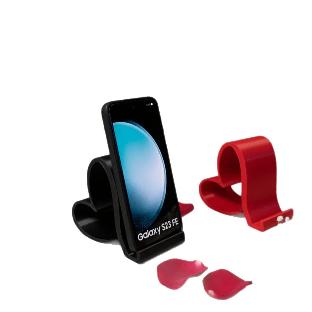 1/2pcs Foldable Portable Phone Stand, Adjustable Multi-Angle ABS Desktop Holder, Non-Slip Stable Pocket-Sized Support, Universal For All Phones And Tablets, Essential For Office, Home, Travel And Daily Use - Multicolor - View 1