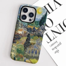 [24h Shipping From DE/FR/ES] Shiny Case For IPhone 17, 16PM, 15PM, 13/13 Mini, 12/11, XS Max & 7 SE2 - Van Gogh's Starry Night - 1 Piece Of Picture Color - View 5