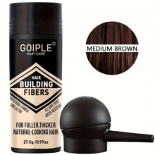Goiple Hair Fiber Concealer Powder 27.5g With Spray Pump Nozzle, Fills Bald Spots And Thinning Areas, Instantly Adds Volume And Density, Natural Seamless Look, Unisex, Suitable For Daily Styling - Multicolor - View 12
