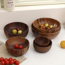 4in-2pcs Rosewood Bowl Mixing Bowl Rice Bowl Set - Brown - View 5