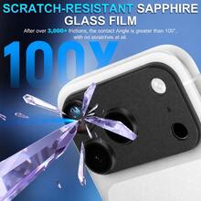 CASECOPS 3pcs Alloy Black Metal Alloy Lens Protection Camera Lens Protector, Compatible With Iphone 17 Pro Camera Lens Protector Compatible With Iphone 17 Pro Max 9H Seamless Fit Design, Anti-Scratch, Anti-Fingerprint, Full Protection Against Scratches And Impacts High-Definition Lens Preserves Original Camera Quality - Black - View 3