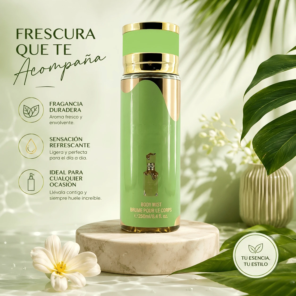 Perfume Árabe 250ML para Mujer en Spray, Fragancia Floral y Dulce de Larga Duración, Aroma Elegante y Sofisticado para Uso Diario - Gourmets cálidos y dulces - Ver 1