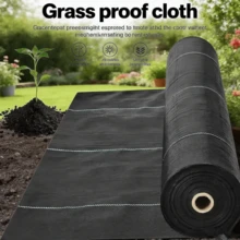 1pc Breathable Barrier Fabric, Heavy Duty Control Mat, Premium Garden Landscape Control Mat, Durable, Suitable For Garden, Patio, Flower Bed - Multiple Styles - View 3