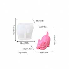 3D貓咪香薰石膏矽膠模具，可愛小貓DIY香薰蠟燭擴香石模具，多功能模具 - 貓咪 - 查看 7