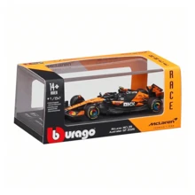Burago Ferrari Model Mobil Balap Formula F1 Die-Cast Skala 1:64: Red Bull RB21 Verstappen, Mercedes,  SF25 - MultiWarna - View 5