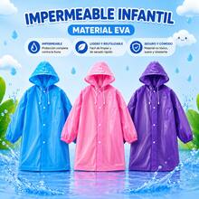 Reinforced And Reusable Kids' Waterproof - Blue - View 4