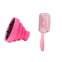 1 Set Foldable Silicone Hair Dryer Diffuser Attachment, Portable Universal, Helps Reduce Frizz And Enhance Curls, Suitable For Curly, Wavy Or Voluminous Hair, Heat Resistant Lightweight Compact, Perfect For Travel, Home Or Salon Use - Multiple Styles - View 17