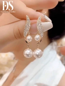 Anting Menjuntai - Emas - View 2