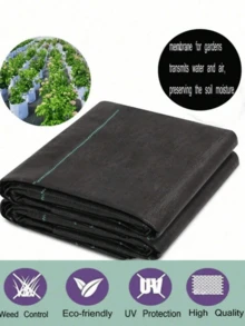 1pc Breathable Barrier Fabric, Heavy Duty Control Mat, Premium Garden Landscape Control Mat, Durable, Suitable For Garden, Patio, Flower Bed - Multiple Styles - View 5