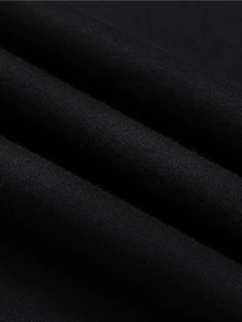 Men's Outdoor Casual Sports Sweatshirt, Lightweight Pullover, Fashionable Autumn/Winter - Black - View 7