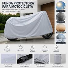 Motorcycle Protective Cover 1.40 X 240cm - Grey - View 1