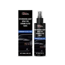 Homonth Spray para el Cuidado de Piezas Cromadas, Accesorios Automotrices, Antioxidante, Descontaminante, Limpiador, Anticorrosivo, Agente Pulimentador V9Z1 - A - Ver 1