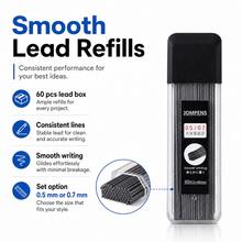 Mechanical Pencil Set, 0.5mm And 0.7mm Replaceable Drawing Pencils, Lead Box, Precision Writing Pencils, Suitable For School, Office, Home, Sketching And Painting (1 Pencil + 1 Box Of Lead + 1 Eraser) - Multiple Styles - View 7