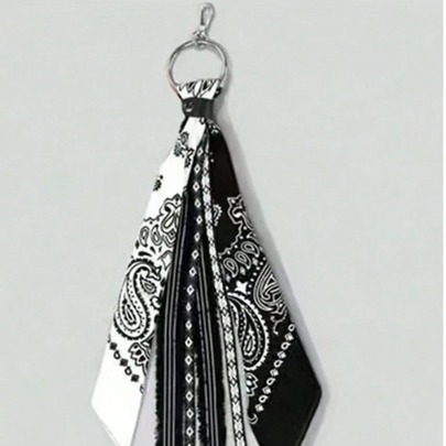 Hiphop Waist Chain, Cashew Flower Bandana, Street Style Pants Hanging Decoration, Accessory