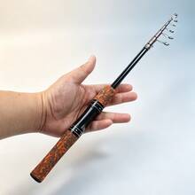 6.07ft UL Trout Rod,Telescopic Carbon Fiber Fishing Rod, Panfish Rod,Lightweight & Portable - Multicolor - View 4
