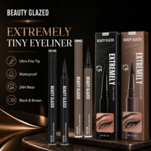 beauty glazed 防水霧面眼線筆，高顯色、防暈染、全天持久，滑順精準，打造大膽多變的眼妝，適合日常與派對妝容 - brown - 查看 3