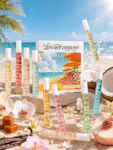 Brazil Fragrance Spray Gift Set, Portable, Releases Natural Scents Like Vanilla, Coconut, Ocean, Lavender, Pistachio, Caramel, Long-Lasting Aroma, Daily Essential, Suitable For Hotel, Room, Kitchen, Office, Picnic, Date, Birthday, Wedding, Party, Travel, Holiday. Ideal Decoration For Christmas, New Year, Valentine's Day, Mother's Day, Anniversary, Back To School, Bedroom, Garden, Summer Beach, Travel, Graduation Season - Multicolor - View 8