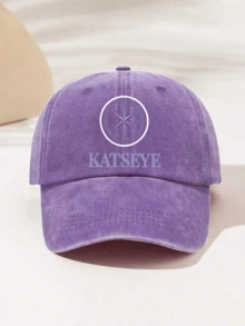 中性時尚必備四季裝飾性「KATSEYE」印花圖案，送給家人與朋友的禮物，輕便可攜可水洗棒球帽 - 水洗帽2 - 查看 17