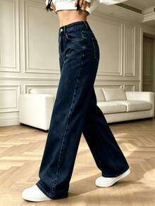 Women Jeans - Gray-blue - View 2